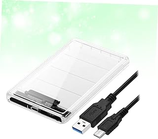 Mikikit 2.5 Inches Hard Disk Box Hard Disk Case Hard Disk Box Serial Port HDD Enclosure Box Hard Disk Box