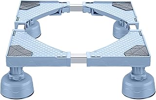 Base de suporte para máquina de lavar Base ajustável multifuncional Suporte de base de máquina Suporte de geladeira Comprimento do suporte 44-75cm Suporte de base de geladeira para