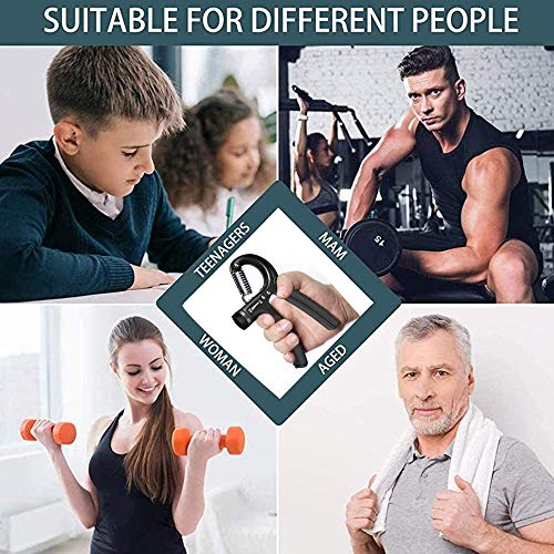 Bestmaple – Ferramenta de mão ajustável em forma de R para exercícios esportivos, força contável, fo