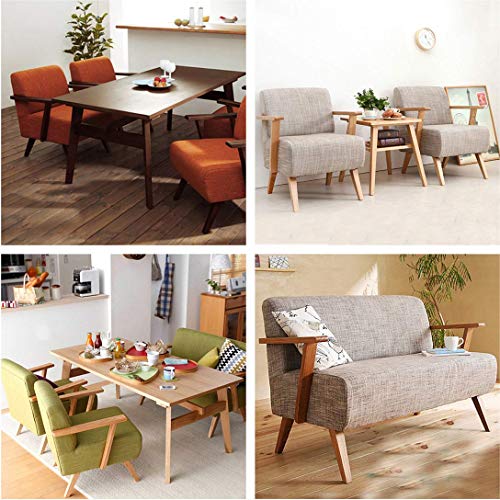 Weichuan WEICHUAN80000561 Unfinished Beech Wood Tapered Replacement Sofa Couch Chair Ottoman Loveseat Coffee Table Cabinet Wood Furniture Feet Furniture Wood Legs thumb #3