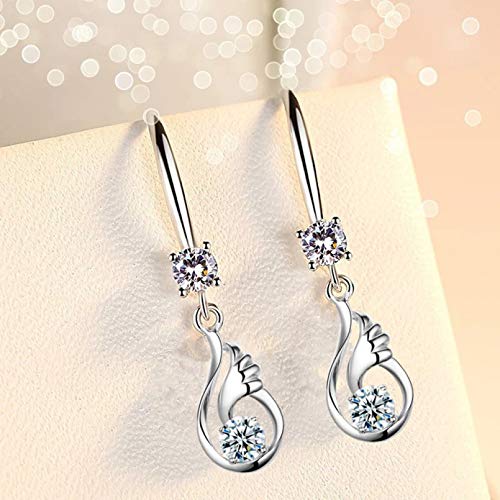 Boucles d'oreilles Parasols en argent sterling pour femme au design raffiné