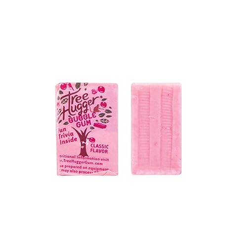 Miniatura 7 de Tree Hugger Chicle clásico endulzado con xilitol 100% respetuoso con los dientes, 1.4 onzas / 8 piezas por bolsa (paquete de 12 bolsas)