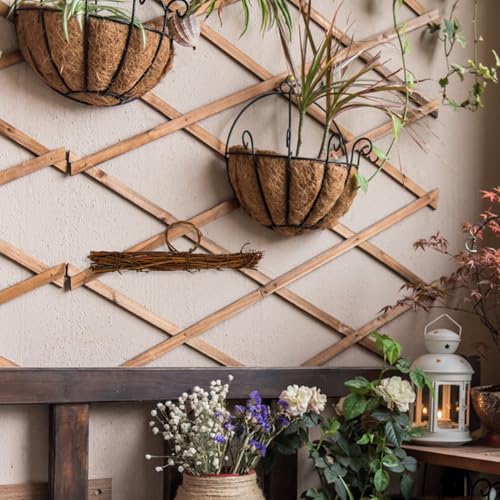 HANABASS Grinaldas De Videira Naturais 20Cm Ramo De Videira Grinalda Cabide Em Forma De Guirlanda Gr