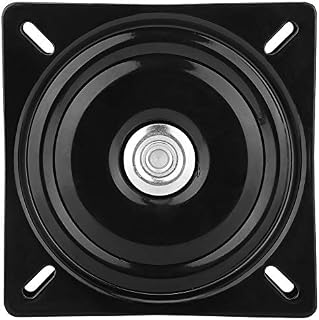 Steel Ball Bearing Dining Table Turntable, Universal Heavy Duty 360 Degree Seat Swivel Plate Base Furniture Rotating Mechanism Kitchen Organizer Boat Bracket Replacement Parts for Chair Recliner (6in)