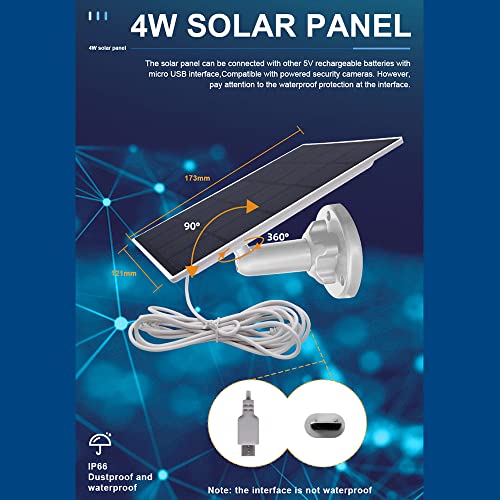 Caméra de surveillance sans fil WiFi extérieur solaire 1080p détection