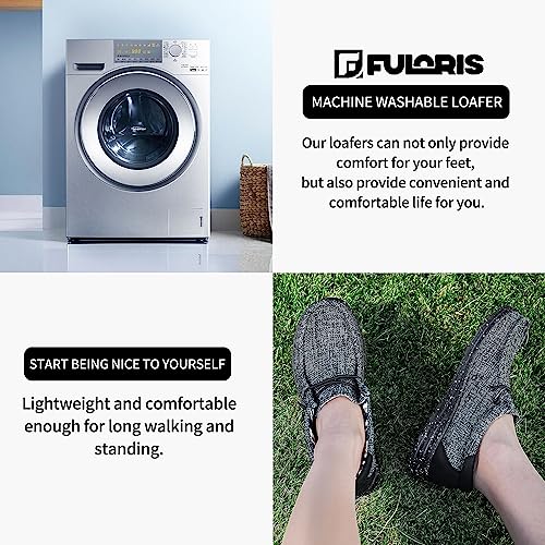 Image of Men's Machine Washable Slip On Lace Up Casual Loafer Breathable Travel Canvas Shoes for Men Comfortable and Stylish Summer Loafers Lightweight Walking Shoes Boat Shoe