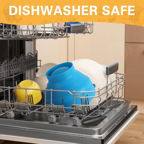 image for The Original Korcci Microwaveable Silicone Popcorn Popper, Microwave P