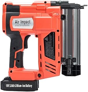 Orion Motor Tech Electric Cordless Brad Nail and Staple Gun| 18 GA 18V