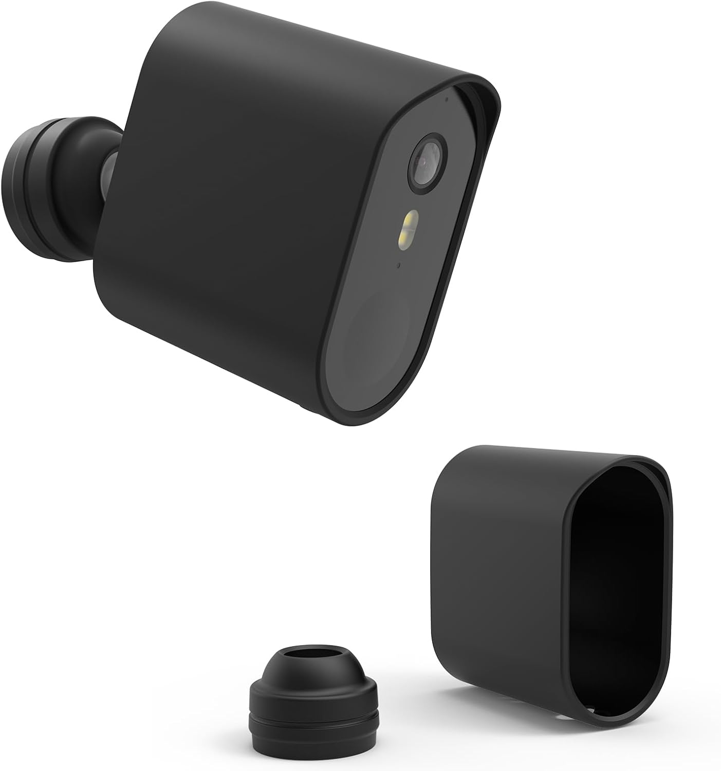 HOLACA Protective Silicone Cover for AOSU Wireless Camera Pro/Max, SolarCam Pro/Max, Anti-Scratch Skin for AOSU Security/Solar Cameras Wireless Outdoor(Black, 1 Pcak)