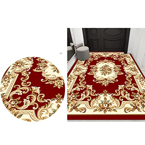 [DLAWF] 玄関マット 屋内 ドアマット スタイル おしゃれ 北欧 灰 泥落としマット 洗える 外用 夏用 抗菌 大きめ オールシーズン適用 リビング オフィス用 業務用 家庭用 高級 モダン 長方形 耐磨耗 速乾性 お花 200*300 風水 プレゼント業務用に最適なシンプルデザイン 2枚目