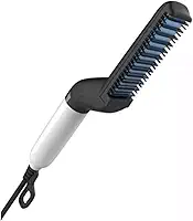 Chapinha Prancha Barba Escova Quente Masculina - Alisador de Cabelo e Barba - Todos os Cabelos - Homens