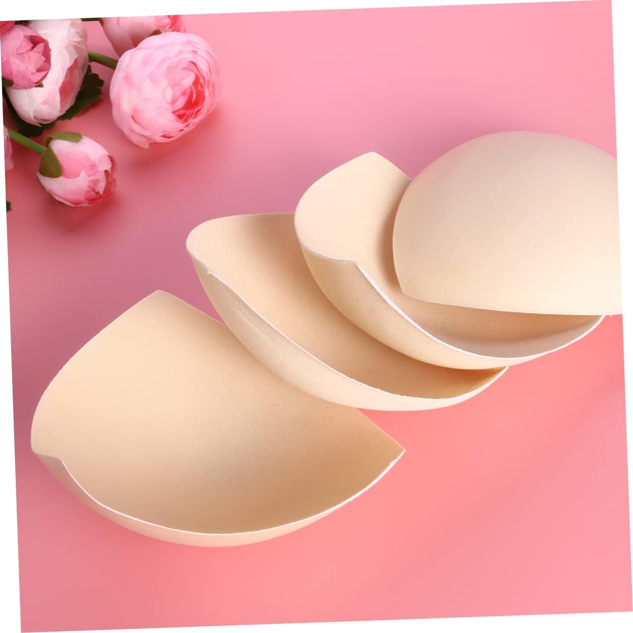 3sets Bra Pads Inserts for Women Sports Bra Sponge Mats Pushup and Lift Comfortable Inserts Pads 6pair*3