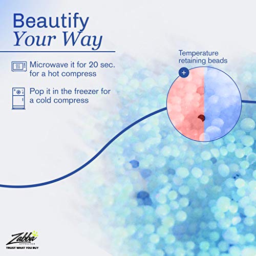 Perfecore Facial Mask Get Rid Of Puffy Eyes Migraine Relief, Sleeping, Travel Therapeutic Hot Cold Compress Pack Gel Beads, Spa Therapy Wrap For Sinus Face Puffiness Headaches Gel Mask #TOP4