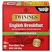 Twinings of London Decaffeinated English Breakfast Herbal Tea Bags, 50 Count (Pack of 1)