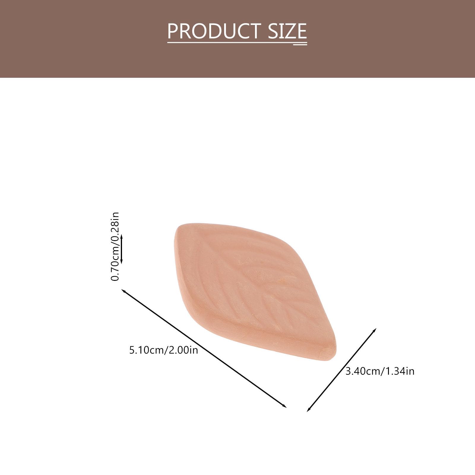Absorbentes de humedad para alimentos en cocina, 20 deshumidificadores de cerámica roja en forma de hoja, paquete reutilizable para snacks