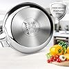 Duxtop Whole-Clad Tri-Ply Stainless Steel Stir-Fry Pan Kitchen Induction Cookware 8 Inches #3