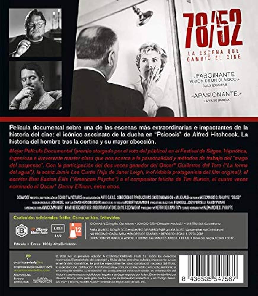 Amazon.co.jp | 78/52 - 78/52. La escena que cambió el cine DVD