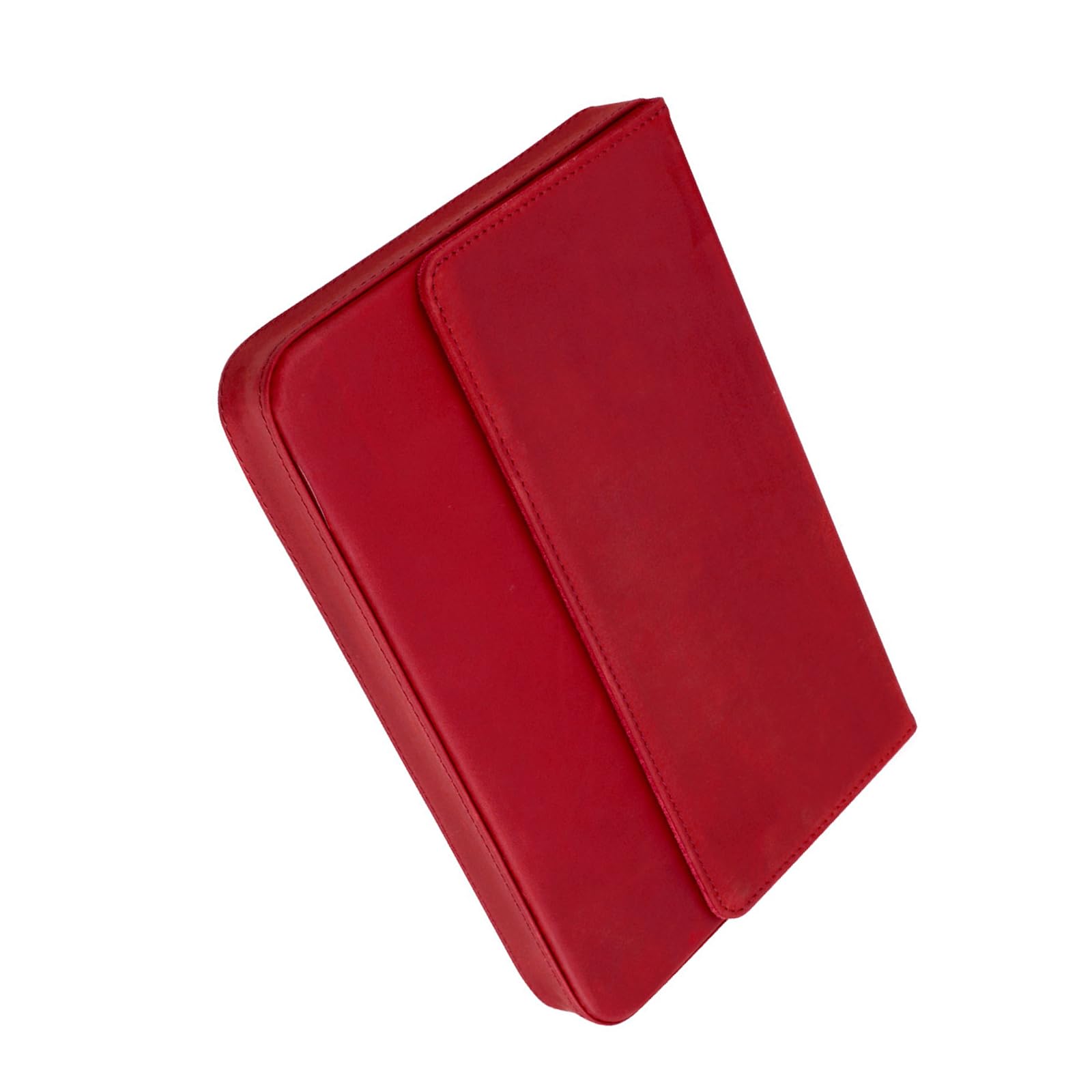 kokdid Fountain Pen Display Case Leather Box 12 Individual Slots for Collectible Instruments Management Leather Pencil Ownerquiet Slide Pen Storage