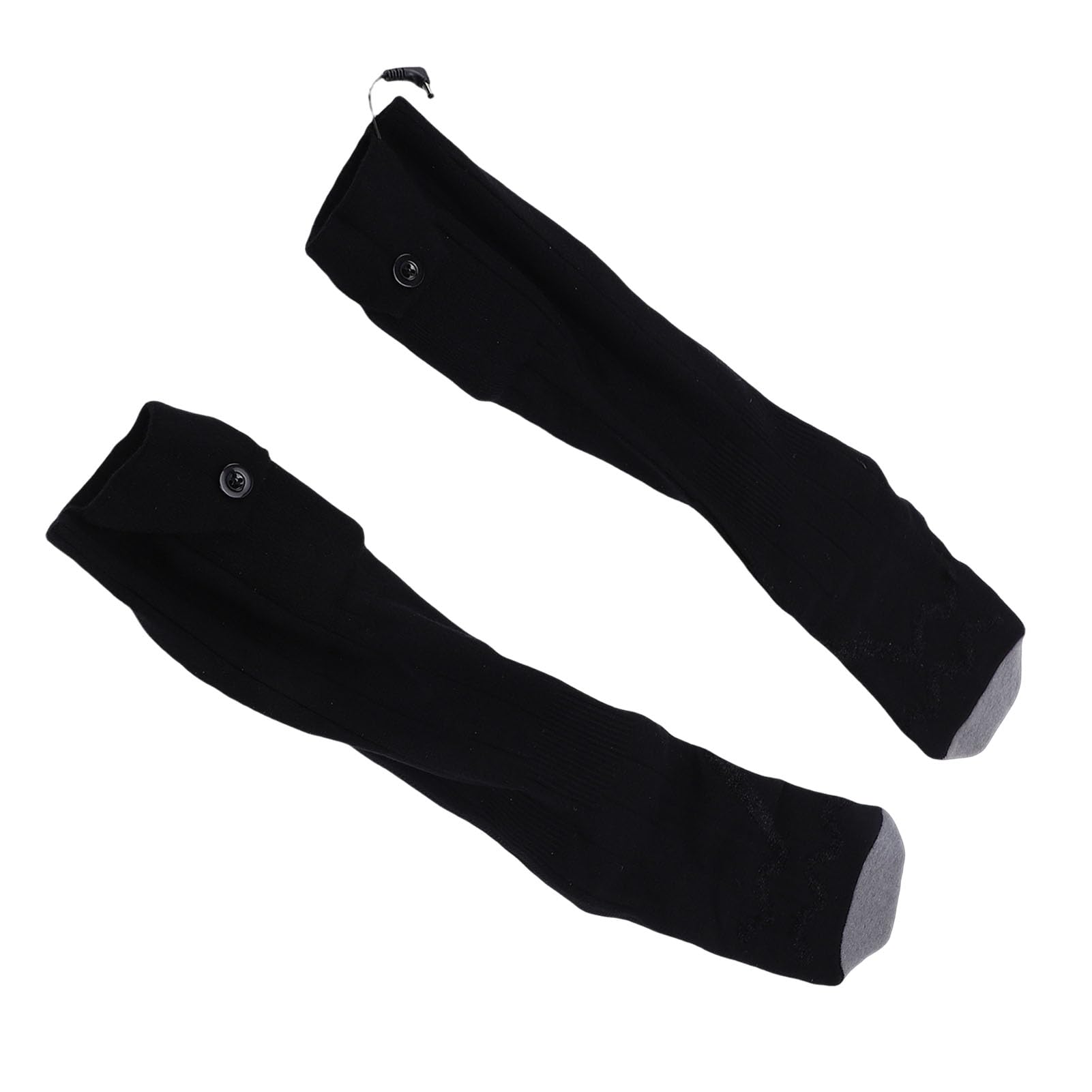 Chaussettes Chauffantes, 5000 MAh Rechargeables 4 Niveaux de Chauffage Chaussettes Chauffantes pour Hommes Femmes, Chauffe-pieds avec Lavable en Machine pour le Ski Camping Randonnée Hiver