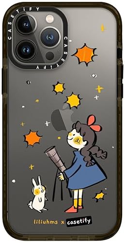 Miniatura 4 de CASETiFY Funda Impact para iPhone 13 Pro Max protección contra caídas de 6.6 pies - Noche estrellada por liliuhms - Negro transparente