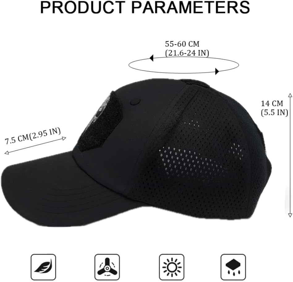 Tactical Cap Military Skull Casual Outdoor Activities Hunting Fishing Sun Protection - Image 9