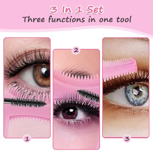 Leogony 3PCS Mascara Shield Applicator Guard, 3 In 1 Eyelash Tool for Makeup, Lash Guard Set for Woman - Image 5