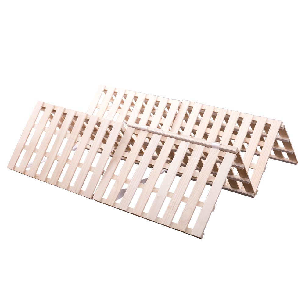 すのこベッド　折りたたみ　天然桐四つ折りベッドフレーム木製シングル４折桐木床 S Amazon｜すのこベッド 折りたたみ 天然桐 四つ折り ベッド