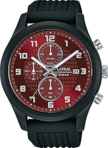 Lorus Reloj Analógico para Hombres de Cuarzo con Correa en Silicona RM391GX9 Cover