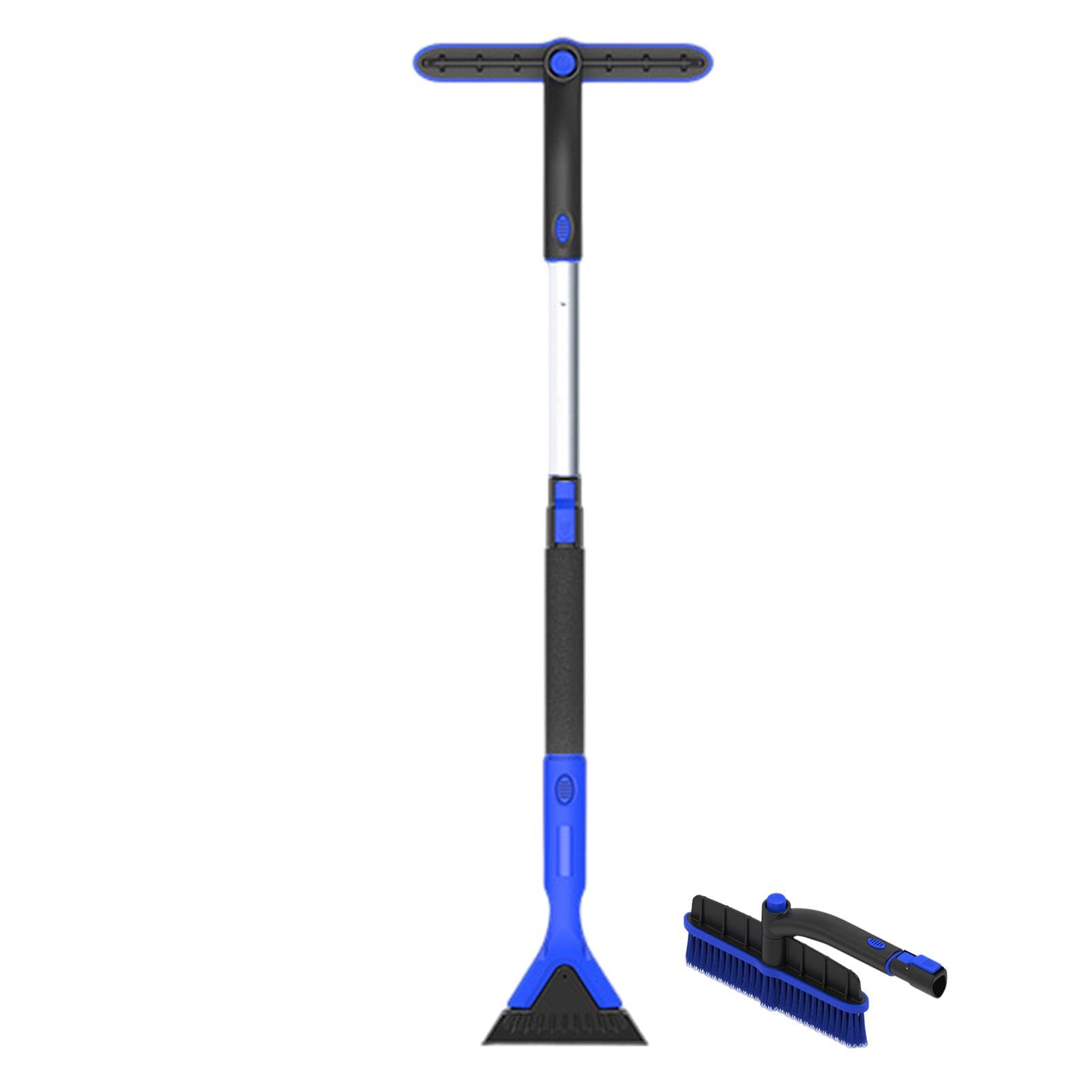 Ergonomiczna szczotka do skrobaczki do lodu, zimowa szczotka do | śniegu do pojazdów, szczotka do usuwania śniegu samochodu, antypoślizgowa szczotka do uchwytu, ergonomiczna skrobaczka i