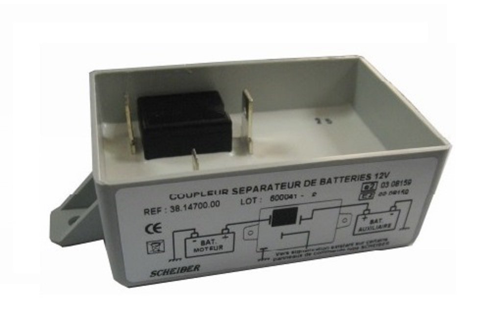 Repartidor carga electrica batería 12v-40a Scheiber