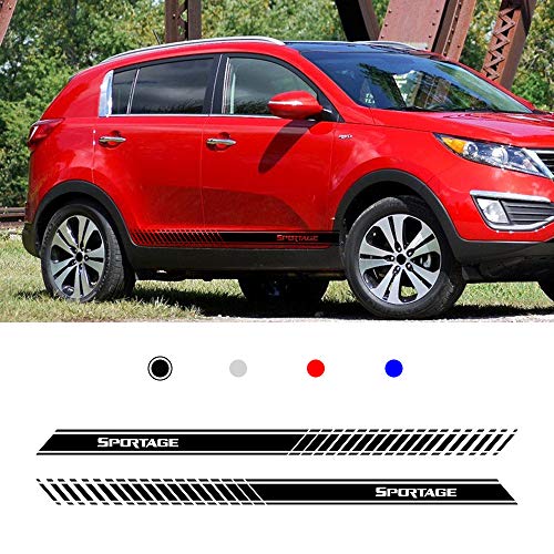 Autotoper Car Side Door Skirt Strip Sticker Decals For Kia Ceed Forte Soul Stonic Sportage Cerato Rio Sedan Niro Black Vinyl Car Decal Accessories-styling 1 Pair(L+R) Autotoper Car Side Door Skirt Strip Sticker Decals For Kia Ceed Forte Soul Stonic Sportage Cerato Rio Sedan Niro Black Vinyl Car Decal Accessories-styling 1 Pair(L+R)