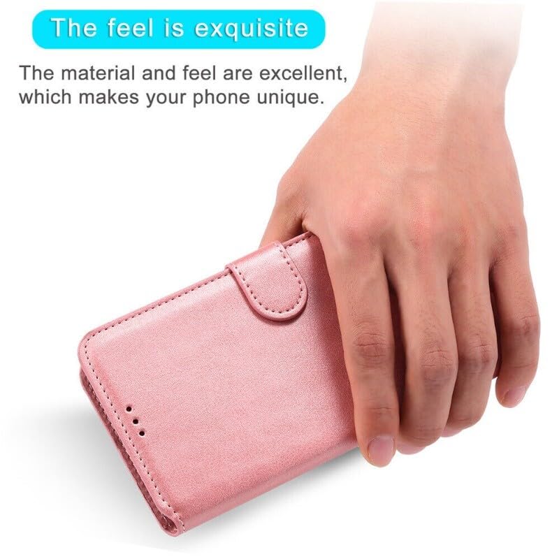 Étui compatible avec Samsung Galaxy A05 pour éviter les rayures d'écran avec cuir bleu