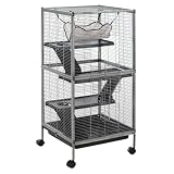 PawHut 4-Tier Metal Cage