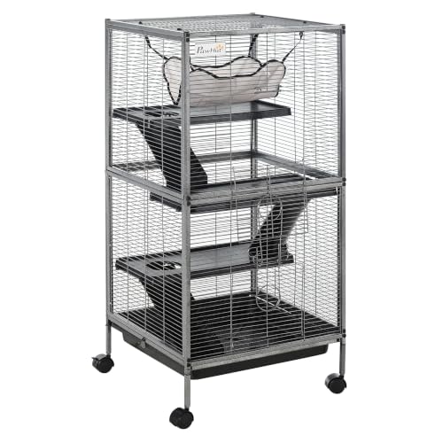 Compact Multi-Level Small Animal Cage
