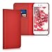 Produktbild kalibri Leder Hülle kompatibel mit Apple iPhone 7/8 / SE (2020) - Wallet Case Schutzhülle - Kartenfächer - Rot