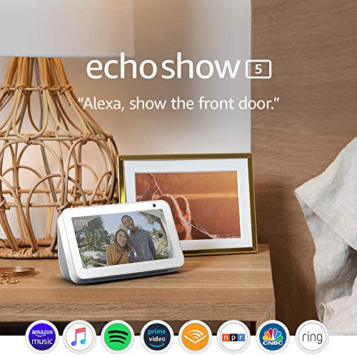 Echo Show 5 -- Smart display with Alexa – stay connected with video calling - Sandstone