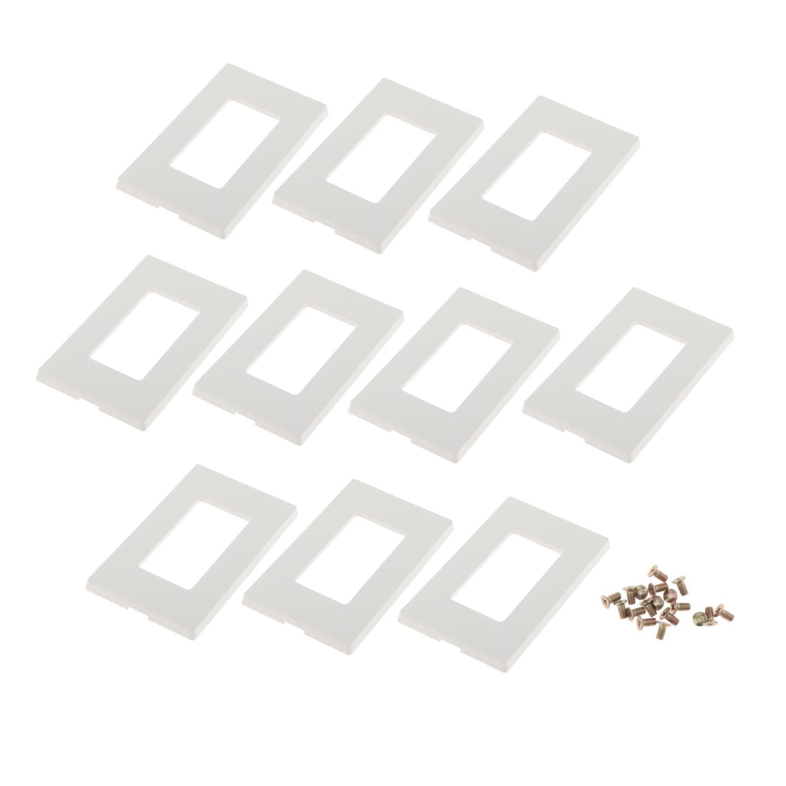 Placas de pared decorativas para tapar marcas en pintura de interruptores viejos y enchufes