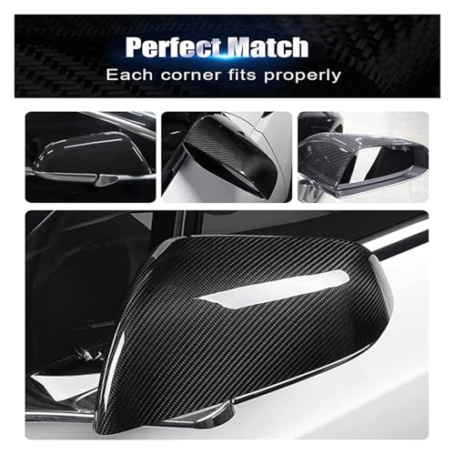 Boîtier de rétroviseur extérieur robuste compatible Tesla Model Y - 6