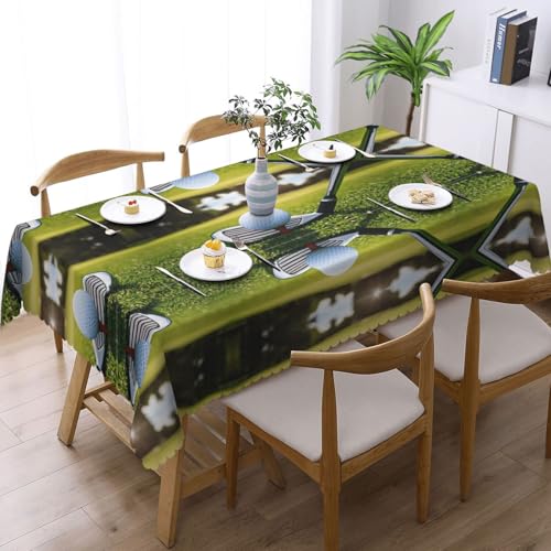 Nappe imperméable golf rectangulaire pour protéger votre table des taches - 3