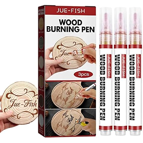 Wood Burning Pen,Scorch Marker,Creative Burning Pen,Scorch Pen Marker,Pyrography Marker Wood Burning Pen For DIY Wood Painting,Replace Wood Burning Iron Tool,Easy Safe For Wood And Crafts Art Studios Cover
