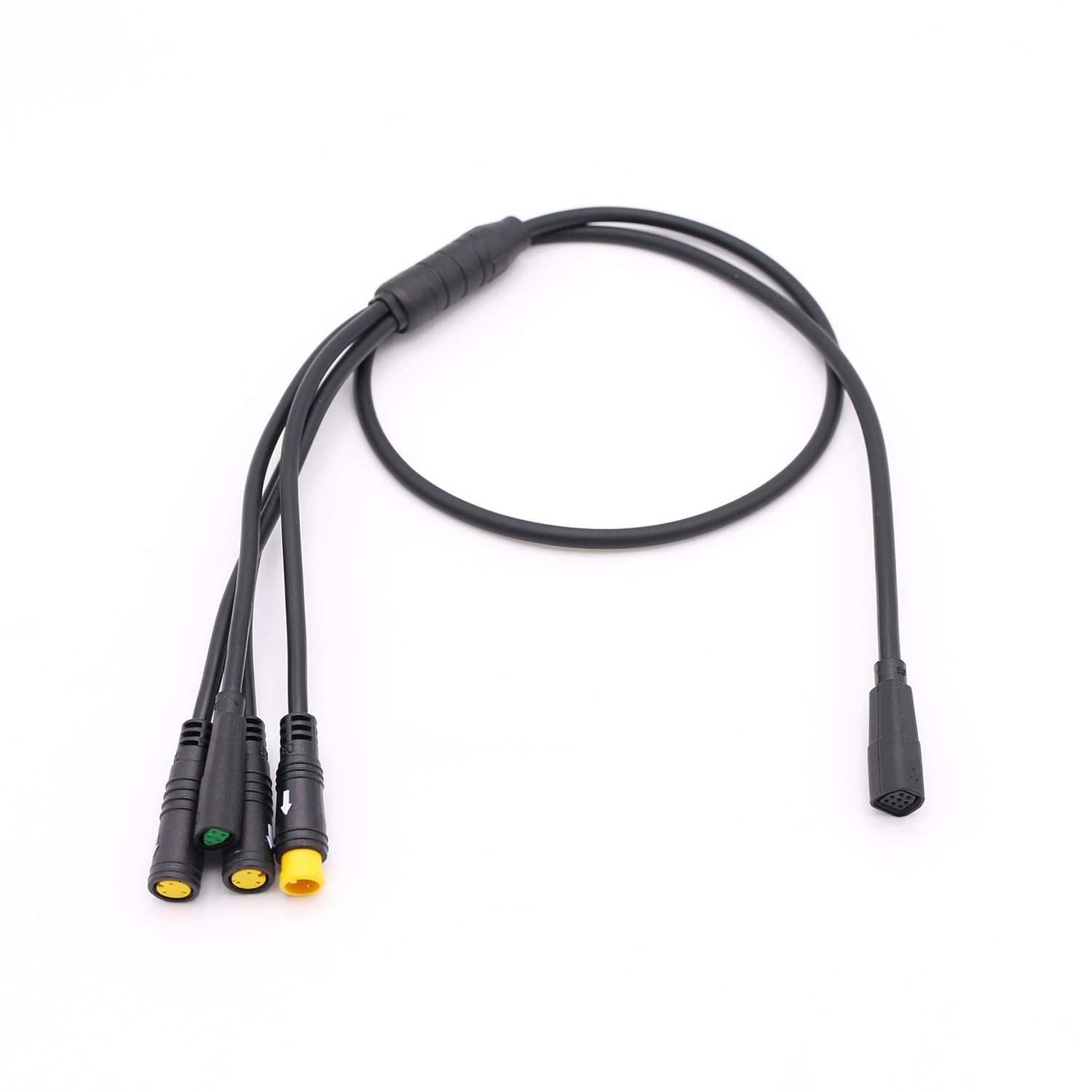EB 1T4 Kabelbaum, EB-Bus für Bafang CAN Systeme, Anschluss an Display Daumengas E-Brakes, 75cm E-Bike Pedelec Schwarz