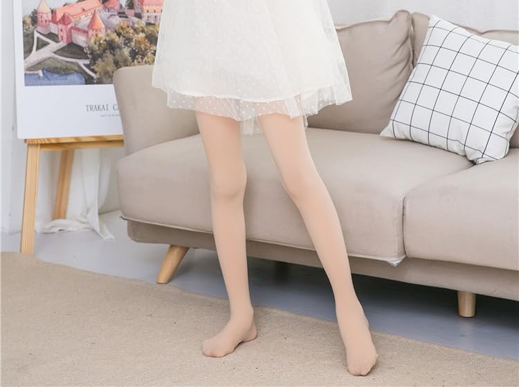 Pack of 3 Girls Ballet Dance Tights Little Kids Soft Microfiber Footed Pantyhose Stretchy Stockings2