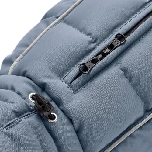 HUNTER Hundemantel Paxson Dachshund, Farbe: karamell, wasserabweisend & warm gefüttert, idealer Wetterschutz, reflektierend, für kleine Hunde mit langem Rumpf, Größe: 45