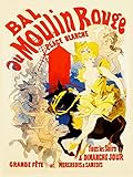 SANS CADRE PostersAndCo ™ Le Moulin Rouge Cabaret Riyx-Poster/Reproduction HQ 45x60cm d\'une Affiche Vintage/Ancienne