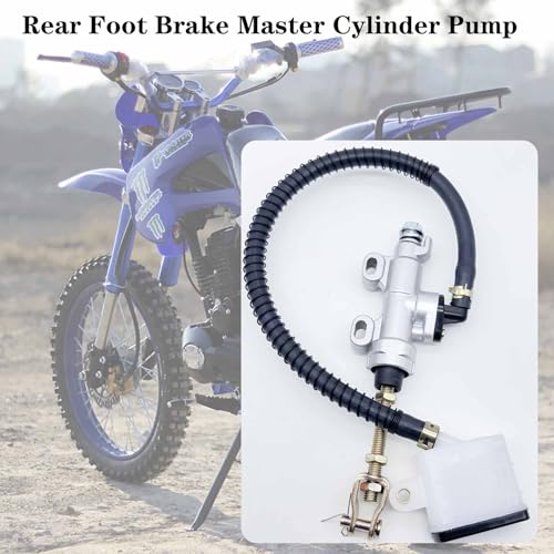QISF Rear Brake Master Cylinder Compatible with 70cc 90cc 110cc 125cc ATV/Chinese Dirt Bike 150cc Arctic Cat 700 EFI 2006 Roketa Taotao Yard Card 150cc Go Karts Coleman Powersports 196cc by QISF - Used condition - Image 6