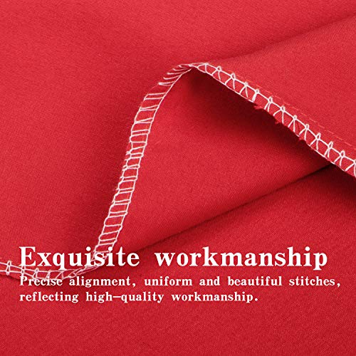 Image of NTBAY Twin Microfiber Flat Sheet, 66 x 96, Red