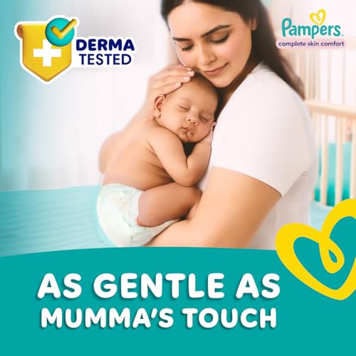 Image of Pampers Complete Skin Comfort Pants, (S) 86 Count, Anti-rash blanket, Lotion with Vitamin E & Aloe Vera, Small size baby diapers, 4-8 kg