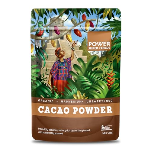 Power Super Foods Organic Cacao Powder, 125 g