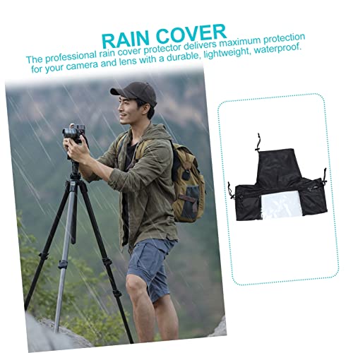 Showeroro Rain Cover Black Rain Jacket Digital Camera Dslr Camera Camera Rain Cover Camera Rain Sleeve Dslr Mirrorless Raincover Camera Protector Rain Cover For Camera Dslr Rain Cover #TOP3