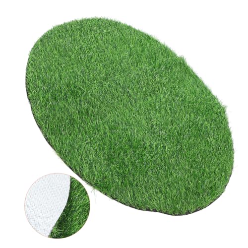 Tapis de gazon artificiel polyvalent Abaodam rond 80 cm épaisseur 25mm